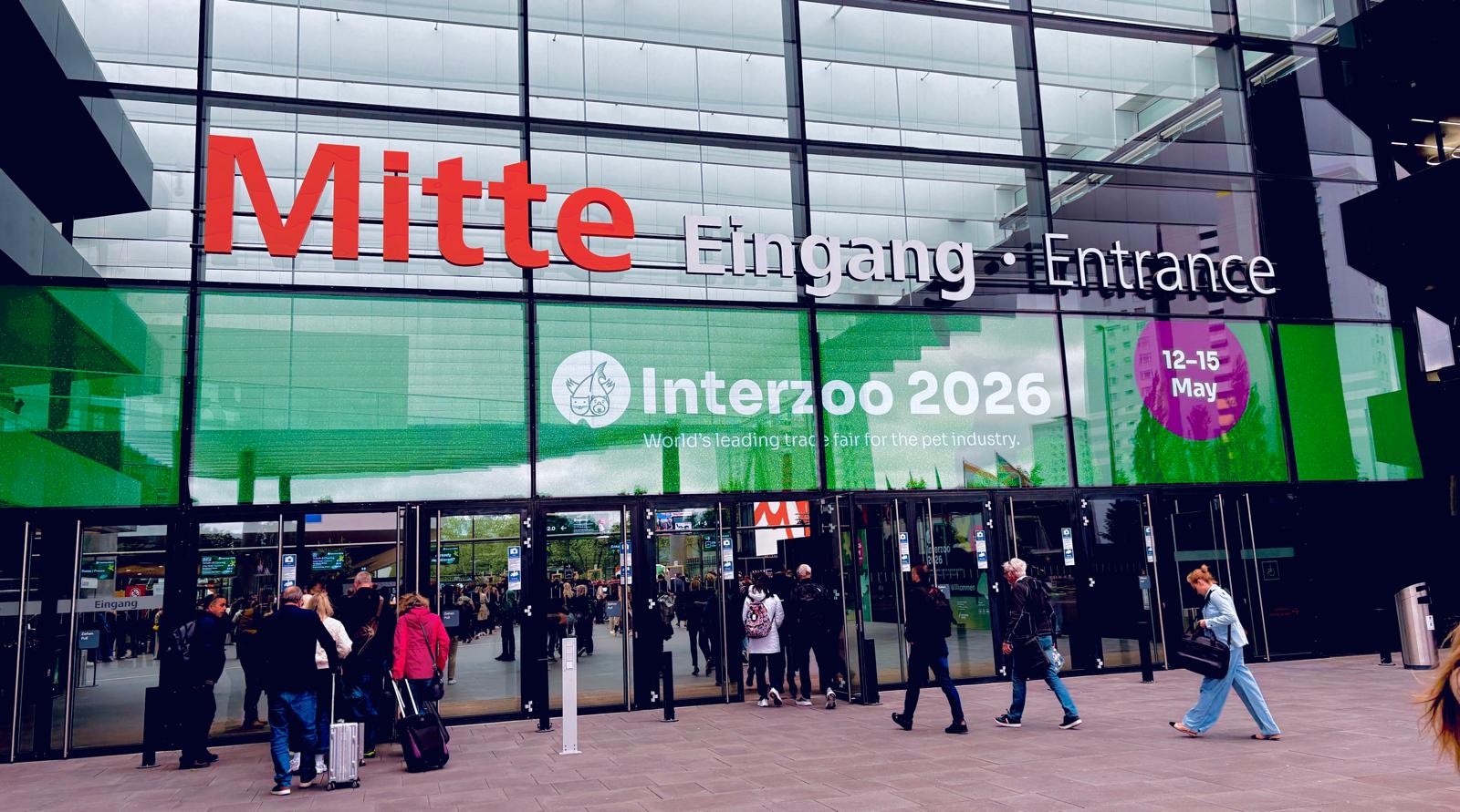 wejście na targi Interzoo 2026 w norymberdze